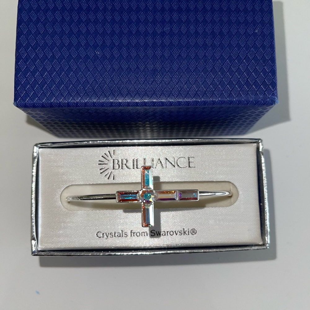 Swarovski Cross Cuff